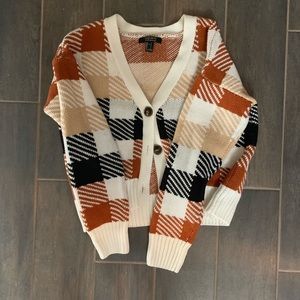 Fall festive button up cardigan